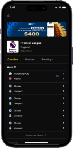 BoomBet app mobile interface